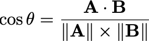 Cosine Similarity - Image by Author