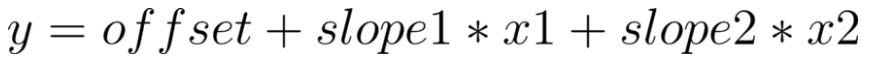 Multiple independent variables make this an example of multivariant linear regression